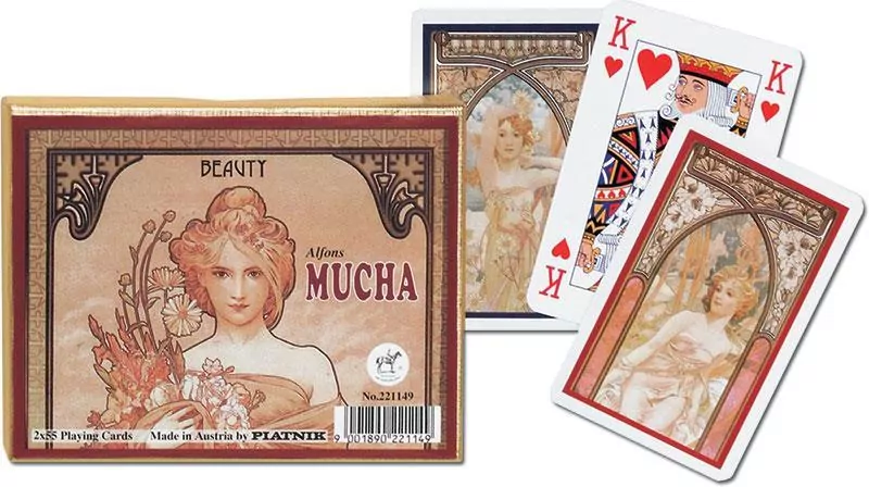 Karty standard Mucha. Piękno - tantis.pl