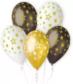 Balony Gemar Hel gwiazdy złote 33cm 6szt - tantis.pl