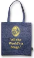 Szekspir Torba bawełniana Cały świat jest sceną - tantis.pl