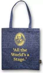 Szekspir Torba bawełniana Cały świat jest sceną