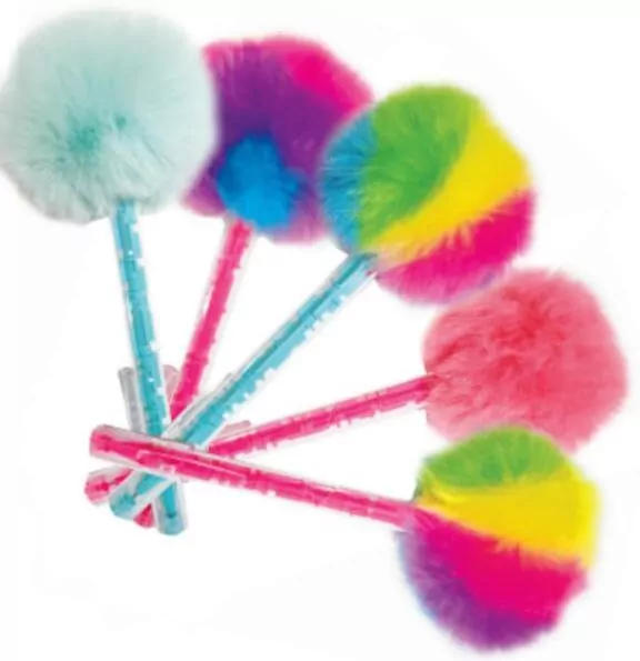 Długopis pompon z grą. Mix. ToysInn. 1 sztuka - tantis.pl