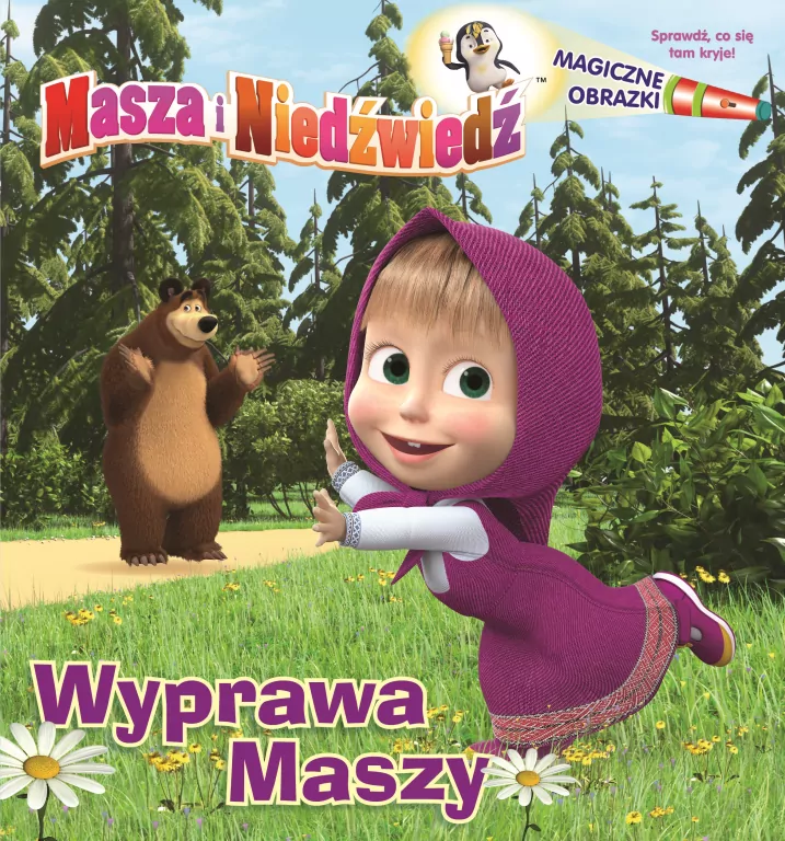 Masza i niedźwiedź. Magiczne obrazki cz. 1 Wyprawa Maszy - tantis.pl