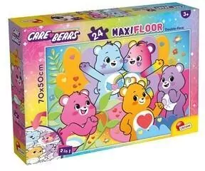 Troskliwe misie puzzle dwustronne podłogowe 24el - tantis.pl