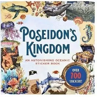 Książka z naklejkami 700szt - Poseidon's Kingdom - tantis.pl