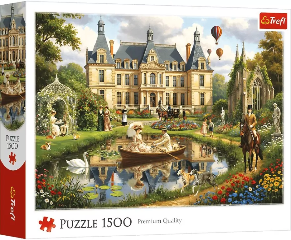 Puzzle 1500 Pałac nad wodą TREFL - tantis.pl