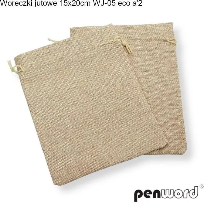 Woreczki jutowe eco 20x15cm - tantis.pl