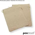 Woreczki jutowe eco 20x15cm - tantis.pl