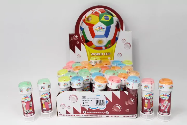 Bańki mydlane 60 ml World Cup, mix - tantis.pl