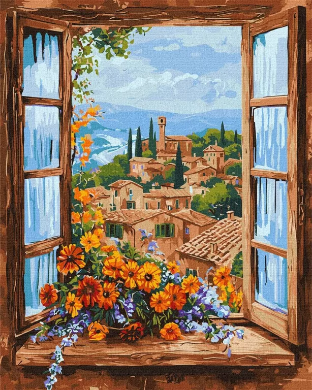 Malowanie po numerach. Cudowny krajobraz 40x50cm - tantis.pl