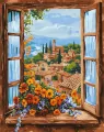 Malowanie po numerach. Cudowny krajobraz 40x50cm - tantis.pl