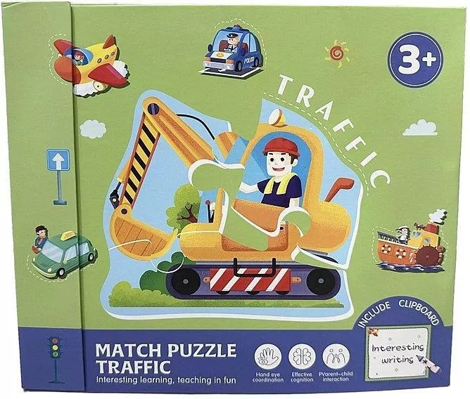 Puzzle i tablica suchościeralna z długopisem - tantis.pl