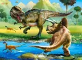 Puzzle 70. Tyrannosaurus vs Triceratops - tantis.pl