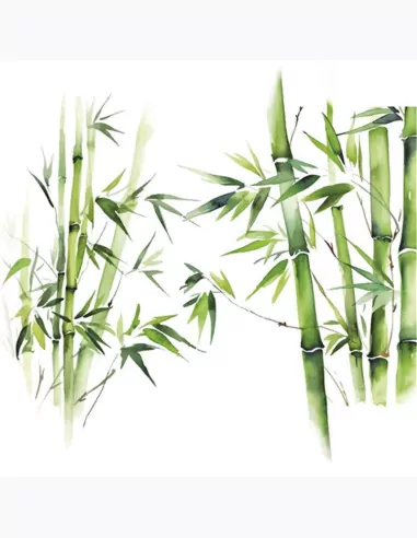 Serwetki DAISY Lunch SD 330x330 Bambusy 044401 - tantis.pl