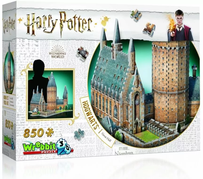 Harry Potter, puzzle 3D Hogwarts Great Hall - tantis.pl