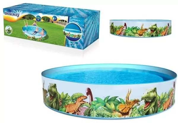 Basen ogrodowy dinozaury 244 x 46 cm - tantis.pl