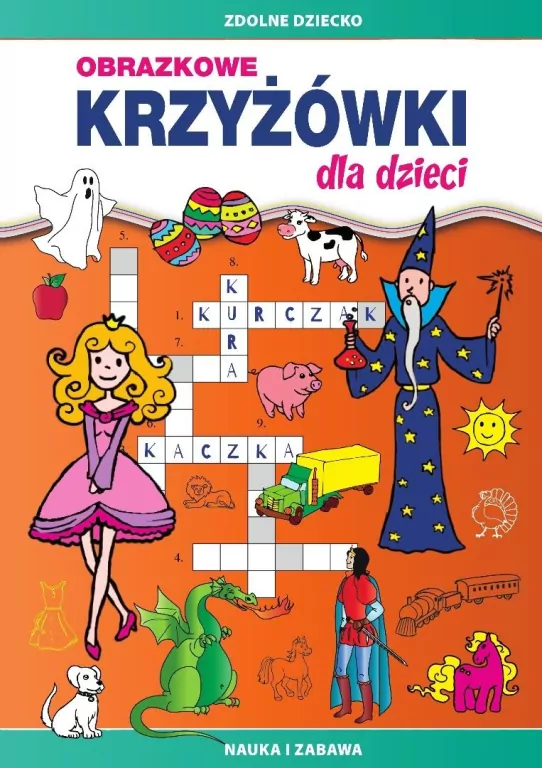 Obrazkowe krzyżówki dla dzieci. Nauka i zabawa - tantis.pl