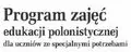 J. polski. Program zajęć edu. polonistycznej... - tantis.pl