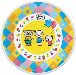 Talerzyki papierowe Kicia Kocia 18cm