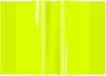 Okładka zeszytowa A5 PVC neon żółty - tantis.pl