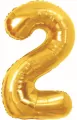 Balon foliowy B&C 2 Royal gold 85cm - tantis.pl
