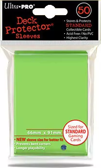 ULTRA-PRO Deck Protector - Solid Lime Green (limetka) 50 szt. - tantis.pl