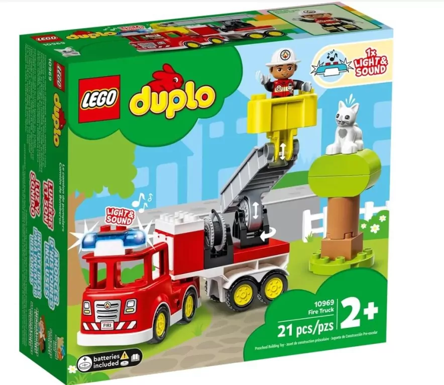 Lego DUPLO. Wóz strażacki 10969 - tantis.pl