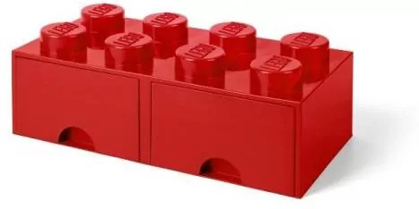 LEGO(R) pojemnik klocek z dwoma szufladami ósemka - tantis.pl