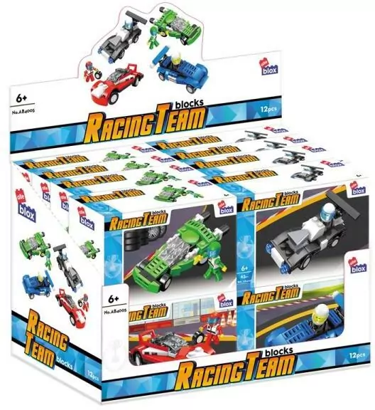 Klocki konstrukcyjne Alleblox Speed 61-66 elementów, mix - tantis.pl