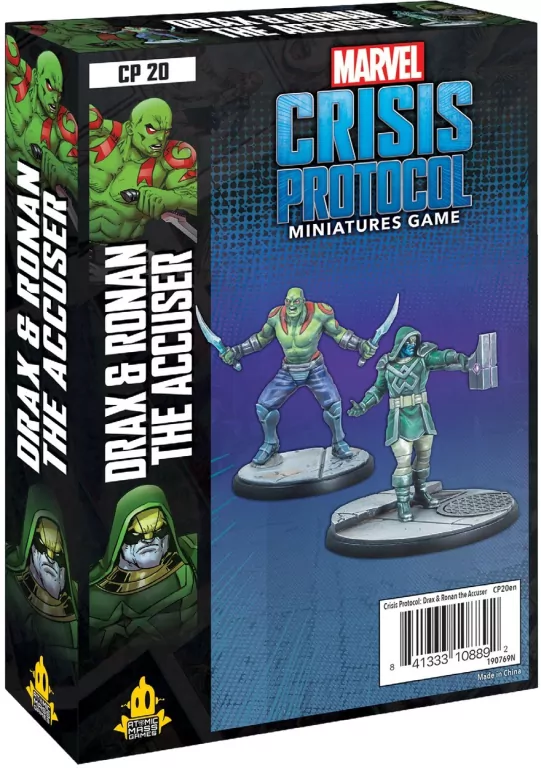 Crisis Protocol. Miniatures game. Black Dwarf & Ebony Maw. Marvel - tantis.pl