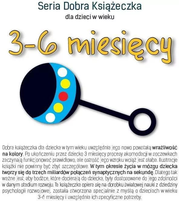 Seria Dobra Książeczka dla dzieci w wieku 3-6 miesięcy - tantis.pl