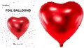 Balon foliowy Serce 61cm czerwony - tantis.pl