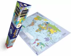 Mapa Świat polityczna (plakat)