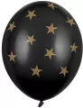 Balony Gwiazdki Pastel Black 30cm - tantis.pl