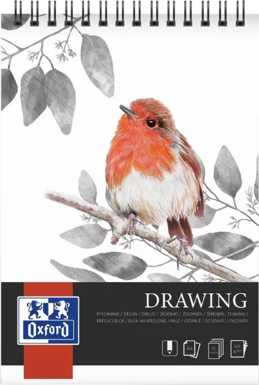 Blok artystyczny rysunkowy A4/50K. 160g spirala - tantis.pl