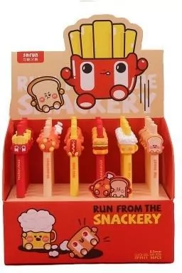 Długopis żelowy Fast Food 0,5mm nieb (36szt) - tantis.pl