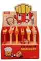 Długopis żelowy Fast Food 0,5mm nieb (36szt) - tantis.pl