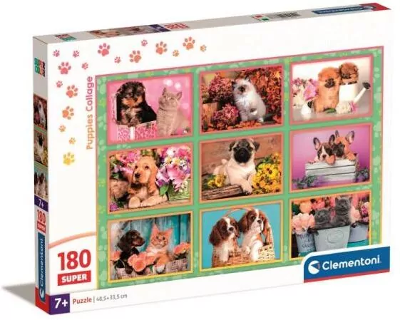 Puzzle 180 Super Puppies Collage - tantis.pl