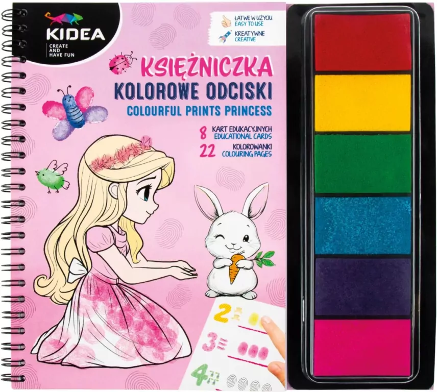 Odciski kreatywne księżniczka KIDEA - tantis.pl