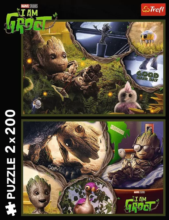 Puzzle 2x200. Ja jestem Groot. 13315 - tantis.pl