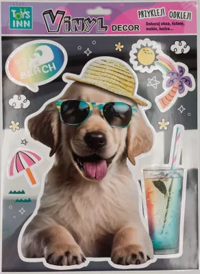Naklejki winylowe zwierzaki - Beach. ToysInn