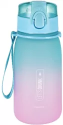 Bidon 400ml. Ombre blue-pink