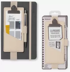 Bookaroo Clipboard for Notebooks - kremowa