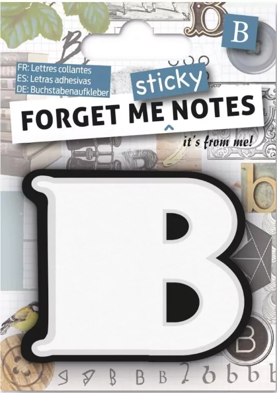 Notes. Kartki samoprzylepne litera B - tantis.pl