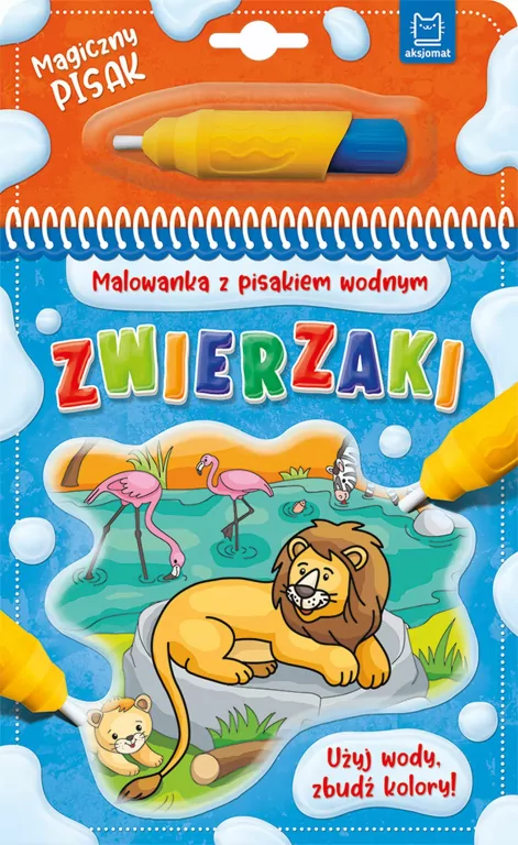Malowanka z pisakiem wodnym. Zwierzaki - tantis.pl