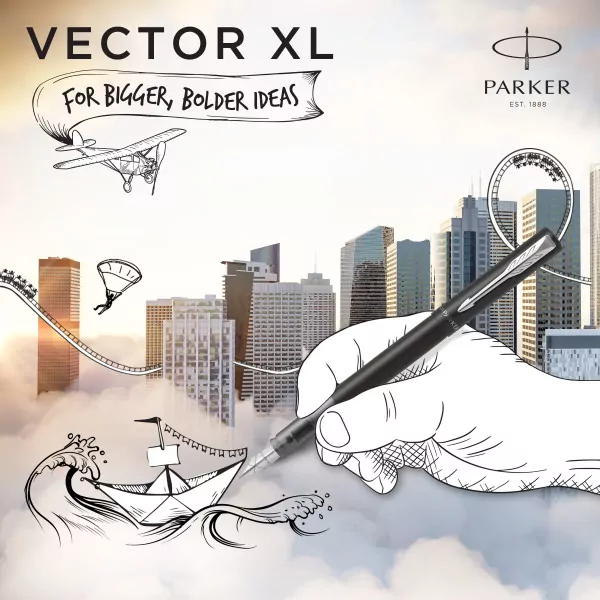 Pióro wieczne Vector XL Black M - tantis.pl