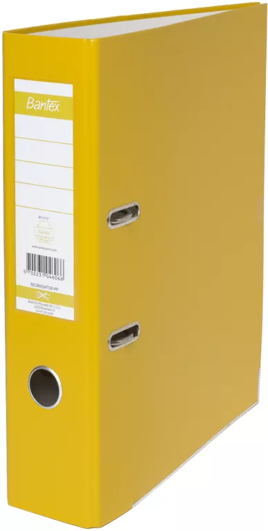 Segregator Bantex A4 grzbiet 50 mm XXL PP żółty - tantis.pl