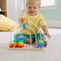 Fisher-Price Tęcza Drewniane koraliki Kształty - tantis.pl