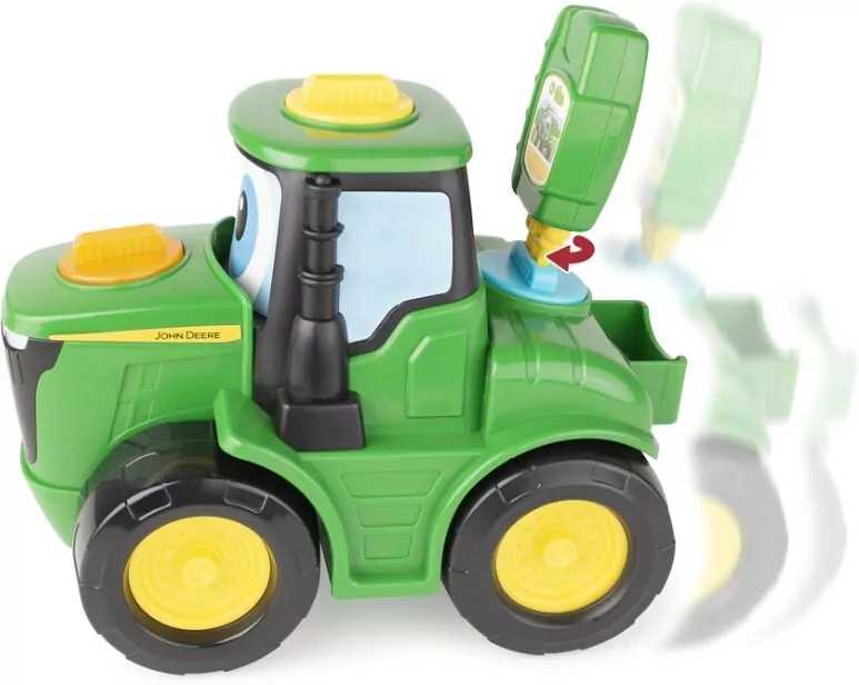 TOMY. John Deere traktor Johnny na kluczyk - tantis.pl