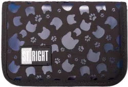 Piórnik dwuklapkowy bez wyposażenia Black Cats