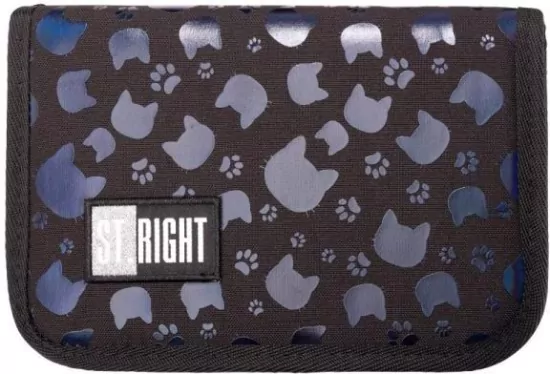 Piórnik dwuklapkowy bez wyposażenia Black Cats